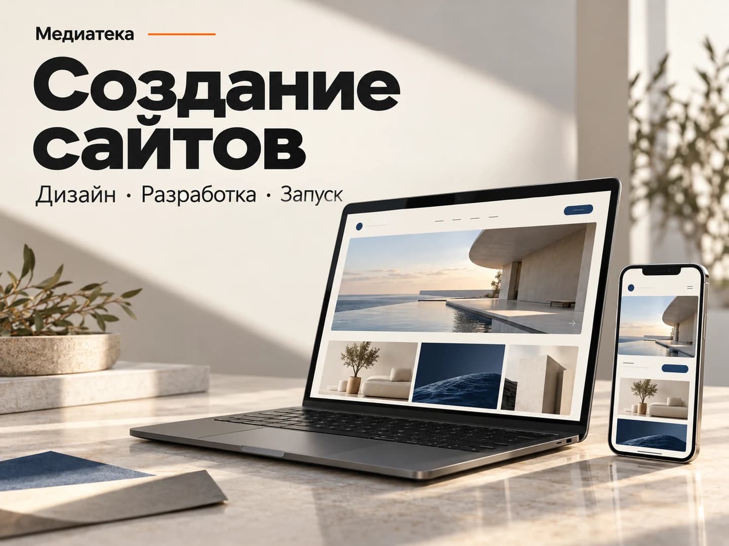 Создание сайтов — дизайн, разработка и поддержка